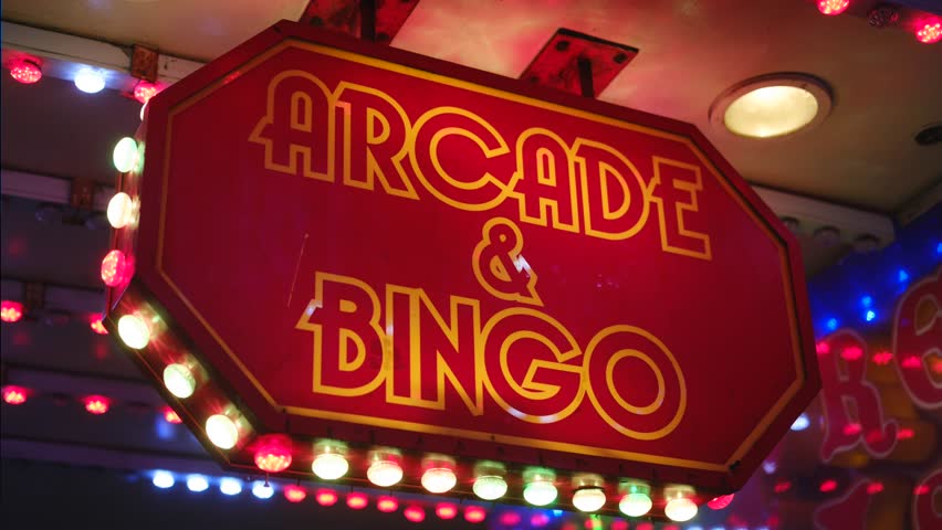 Looping Arcade And Bingo Flashing Sign