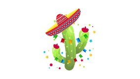 Cinco de Mayo Mexican Festival Animated Horizontal Background - Powered by Shutterstock - Get 15% off with code: PIKWIZARD15