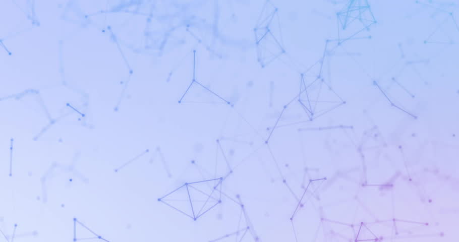 Animation of digital communication icons and graphs over abstract network background. Technology, networking, data, graphics, creative, futuristic