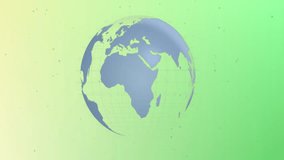 Animation of flash sale text with globe graphic on green gradient background. Discount, shopping, promotion, offer, commercial, retail - Powered by Shutterstock - Get 15% off with code: PIKWIZARD15