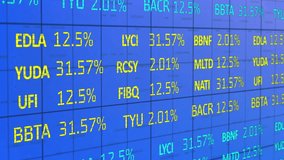 School bus animation over cityscape with stock market data in background. Finance, transportation, education, economy, urban, business - Powered by Shutterstock - Get 15% off with code: PIKWIZARD15