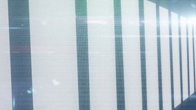 Animation overlaying digital data and user icons on server racks in data center. Technology, networking, computing, infrastructure, analytics, cloud computing - Powered by Shutterstock - Get 15% off with code: PIKWIZARD15