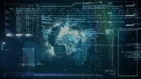 Animation of digital skull with code overlay creating futuristic technology concept. cyberspace, innovation, virtual, cybernetic, coding, artificial intelligence - Powered by Shutterstock - Get 15% off with code: PIKWIZARD15