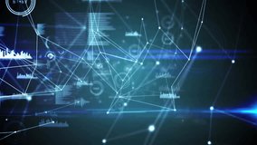 Network of connections and data processing animation over digital landscape. Technology - Powered by Shutterstock - Get 15% off with code: PIKWIZARD15
