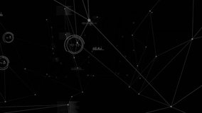 Digital animation showing cloud computing with connected devices and data icons. technology, networking, online, connectivity, storage, IoT - Powered by Shutterstock - Get 15% off with code: PIKWIZARD15