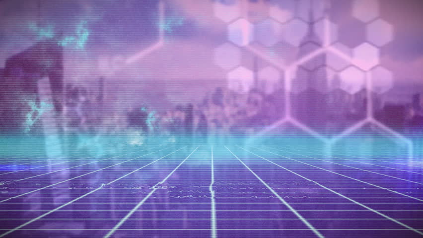 Animation of futuristic brain hologram with hexagonal patterns and data on grid. technology, innovation, artificial intelligence, neuroscience, digital, holography - Powered by Shutterstock - Get 15% off with code: PIKWIZARD15