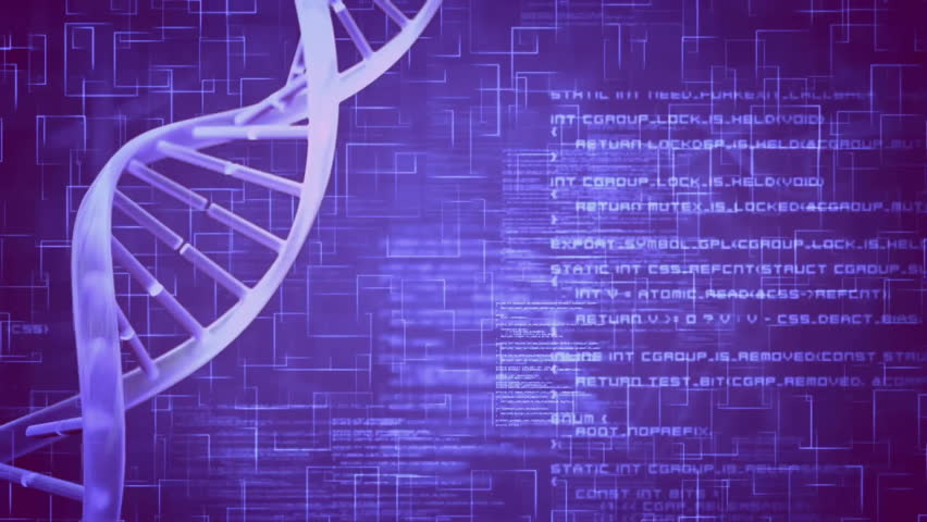 DNA strand with binary coding, processing scientific data in animation. Genetics, data analysis, biotechnology, scientific research, digital, binary code - Powered by Shutterstock - Get 15% off with code: PIKWIZARD15
