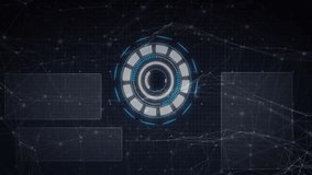 Animation of futuristic digital interface with data charts and circuit patterns. Technology, innovation, data visualization, analytics, cyber, design - Powered by Shutterstock - Get 15% off with code: PIKWIZARD15