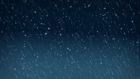 Digital interface with circular patterns and bar graphs under falling rain animation. Technology, innovation, data, analytics, futuristic, visualization - Powered by Shutterstock - Get 15% off with code: PIKWIZARD15