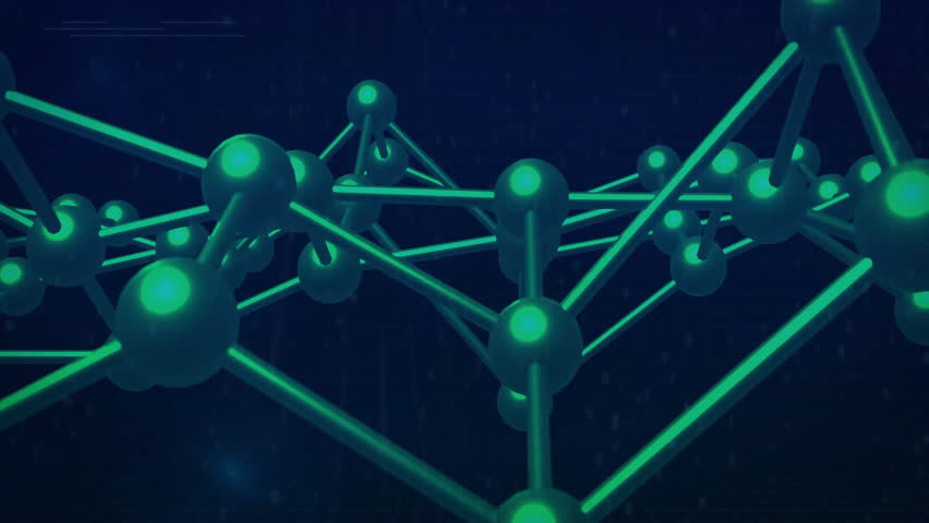 Network connections and data processing animation overlaid with floating red hearts. Technology, connectivity, digital, love, romance, futuristic - Powered by Shutterstock - Get 15% off with code: PIKWIZARD15