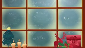 Animation of mathematical equations and symbols floating over blurred background. Mathematics, abstract, science, technology, education, knowledge - Powered by Shutterstock - Get 15% off with code: PIKWIZARD15