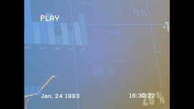 Financial data and clock animation over fluctuating stock market graph. Finance, trading, investment, economy, analytics, fluctuation - Powered by Shutterstock - Get 15% off with code: PIKWIZARD15