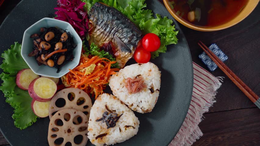 Beautifully Plated Japanese One-Plate Meal