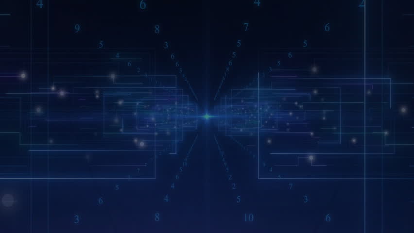 Digital network and data processing animation over power lines at dusk. Technology, connectivity, energy, electricity, transmission - Powered by Shutterstock - Get 15% off with code: PIKWIZARD15
