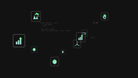 Animation of programming code and numerical data analysis on computer screen. Technology, coding, software, development, computing, network - Powered by Shutterstock - Get 15% off with code: PIKWIZARD15