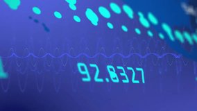 Animation of digital data points and graphs on abstract blue background. analytics, visualization, technology, information, network, statistics - Powered by Shutterstock - Get 15% off with code: PIKWIZARD15