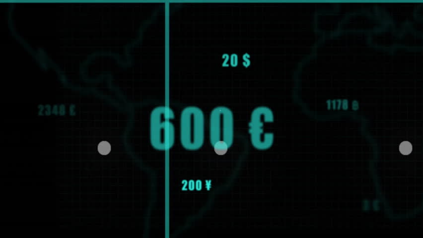 Bar graphs and line charts with currency symbols over digital clock animation. Finance, analytics, data, business, economics, statistics - Powered by Shutterstock - Get 15% off with code: PIKWIZARD15