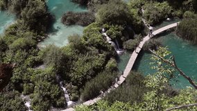 Beautiful landscape in Plitvice national park