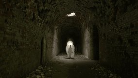 Man in an angel costume with white wings. Concept art and staging. - Powered by Shutterstock - Get 15% off with code: PIKWIZARD15