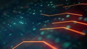 Circuit Boards With glowing Connection Lines. Microchip microprocessor technology. Futuristic glowing chip on circuit board in technology animation. - Powered by Shutterstock - Get 15% off with code: PIKWIZARD15