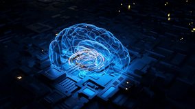 Artificial intelligence AI brain animation backgrounds, big data flow analysis, concepts. Robotic system. Intellectual programming of future human. digital network deep learning modern technologies - Powered by Shutterstock - Get 15% off with code: PIKWIZARD15