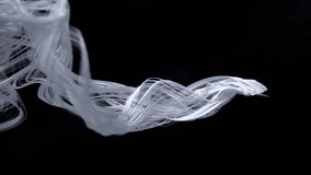 Textile fibers are entangled to form a thread, which moves up and down with the sewing needle, artistic close-up of textile fibers, sewing machine principle, clothing material solution, 3D rendering. - Powered by Shutterstock - Get 15% off with code: PIKWIZARD15