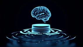 Artificial intelligence AI brain animation backgrounds, big data flow analysis, concepts. Robotic system. Intellectual programming of future human. digital network deep learning modern technologies - Powered by Shutterstock - Get 15% off with code: PIKWIZARD15