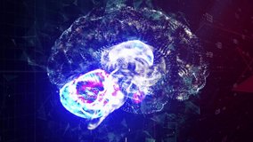 Artificial intelligence AI brain animation backgrounds, big data flow analysis, concepts. Robotic system. Intellectual programming of future human. digital network deep learning modern technologies - Powered by Shutterstock - Get 15% off with code: PIKWIZARD15