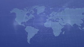 Animation of digital network connections glowing over world map continents. Global, connectivity, technology, futuristic, communication, innovation - Powered by Shutterstock - Get 15% off with code: PIKWIZARD15