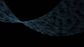 Abstract digital wave with blue light particles on a dark background, representing technology, data flow, and futuristic design artificial intelligence background. 4k loop animation video - Powered by Shutterstock - Get 15% off with code: PIKWIZARD15