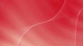 Red digital wave with dynamic particles, representing data movement, futuristic AI visuals, and smooth tech-driven fluidity. - Powered by Shutterstock - Get 15% off with code: PIKWIZARD15