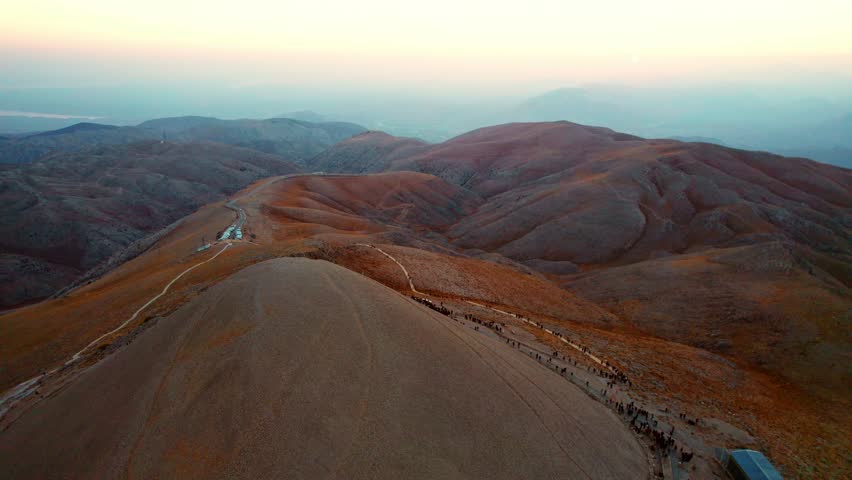 Sunset over the Majestic Summit of Mount Nemrut