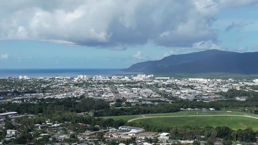Spectacular Aerial footage of Cairns Queensland Australia