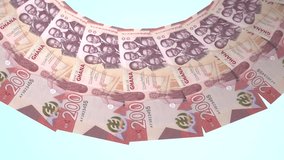 Composed Looping Design 200 Cedi Curency of Ghana
 - Powered by Shutterstock - Get 15% off with code: PIKWIZARD15