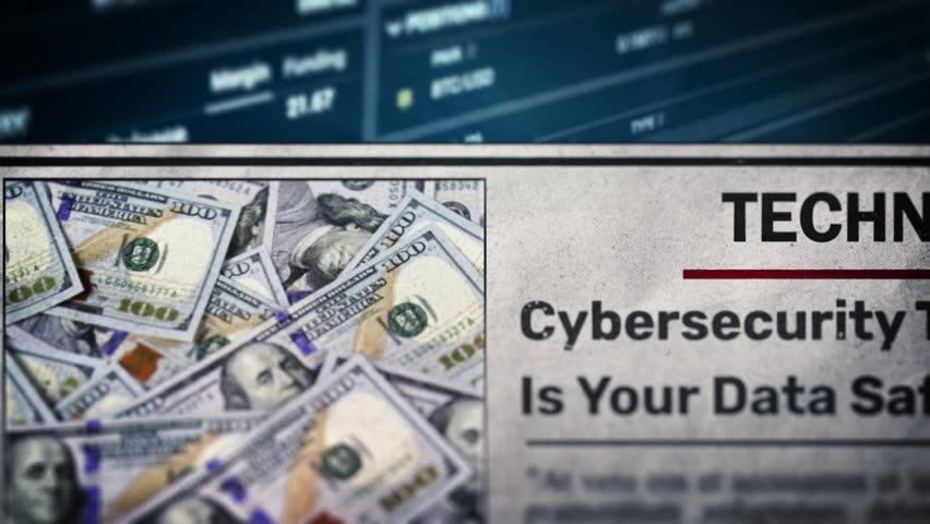 Cybersecurity Threats Surge Is Your Data Safe newspaper headline titles