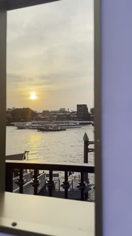 Thamaharaj jaophaya river in thailland.