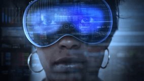 Young African American Financial Analyst Using Virtual Glasses To Interact With 3D Economic Charts And Forecasting Models In Augmented Reality. VR, AR. Fake Information. - Powered by Shutterstock - Get 15% off with code: PIKWIZARD15