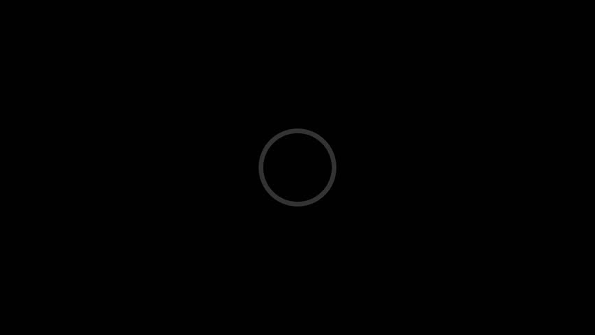 Animated Loading Circle Icon, Spinning Preloader Symbol, UI UX Design Element, Buffering Indicator, Download Upload Progress Animation, Website and App Loading Screen, Looping Motion Graphic