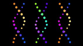 Bold pink FIGHT text over colorful hexagonal pattern with animation effect. Graphic design, typography, digital art, colorful background, vibrant, modern - Powered by Shutterstock - Get 15% off with code: PIKWIZARD15