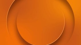 Looping orange circle animated abstract geometric monochrome background with empty place for logo or product promotion - Powered by Shutterstock - Get 15% off with code: PIKWIZARD15