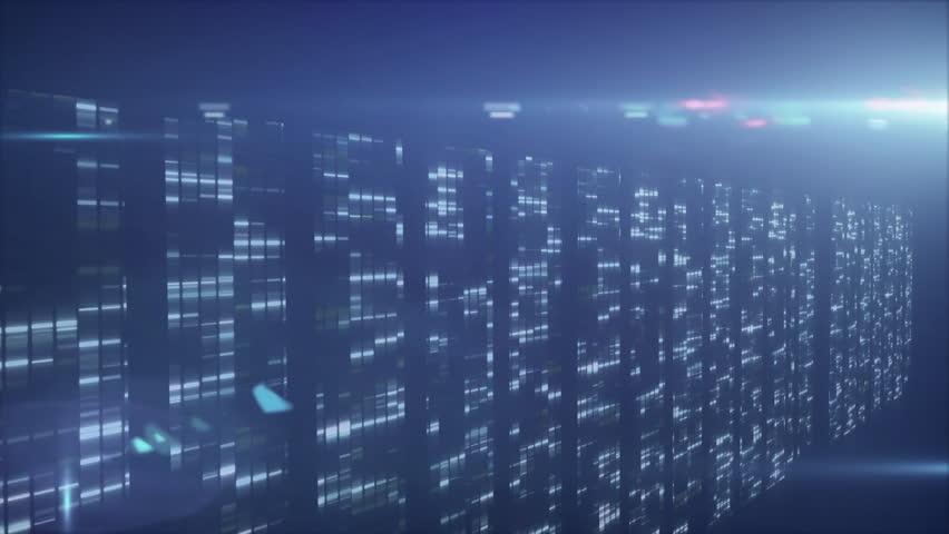 Animation of glowing NFT text over digital cityscape with futuristic lights. Blockchain, cryptocurrency, digital art, neon, cybernetic, innovation - Powered by Shutterstock - Get 15% off with code: PIKWIZARD15