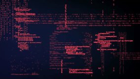 Creating animation, colorful waveforms and red code lines visualizing digital data. technology, abstract, pattern, futuristic - Powered by Shutterstock - Get 15% off with code: PIKWIZARD15