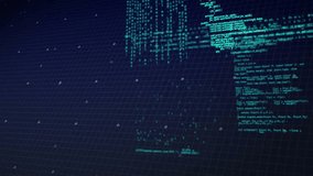 Futuristic digital interface with circuit patterns and data processing animation. Technology, innovation, circuits - Powered by Shutterstock - Get 15% off with code: PIKWIZARD15