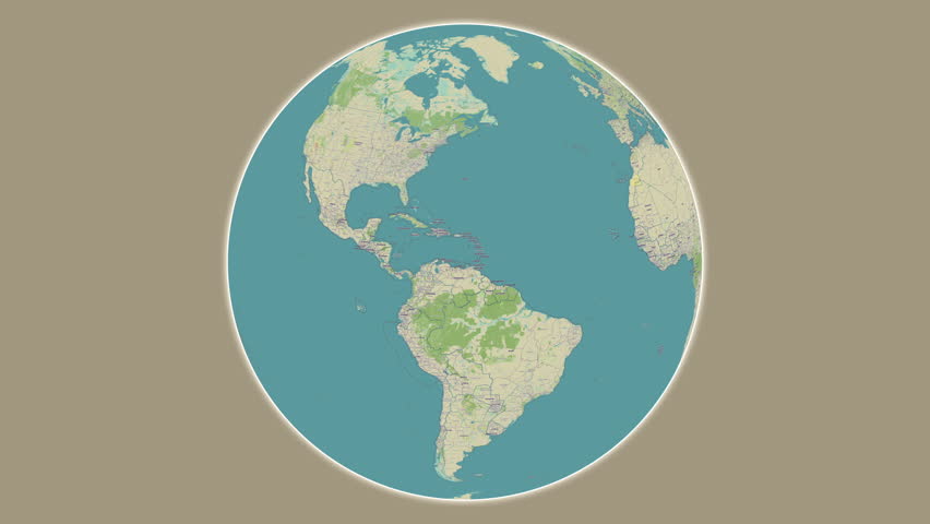 Blanquilla Island. Presentation of the location on a OpenStreet map using centered two-step frame extraction in the Caribbean Sea - Venezuela