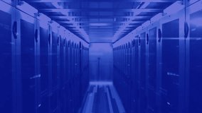 Flash sale animation in blue-toned server room with glowing lights. Technology, data, digital, network, connectivity, futuristic - Powered by Shutterstock - Get 15% off with code: PIKWIZARD15