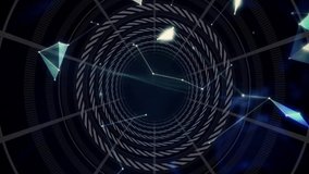 Digital clock animation with colorful geometric light patterns in futuristic design. Technology, abstract, innovation, lighting, modern - Powered by Shutterstock - Get 15% off with code: PIKWIZARD15