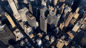 Aerial video above skyscrapers and skyline in Manhattan, New York City, USA - Powered by Shutterstock - Get 15% off with code: PIKWIZARD15
