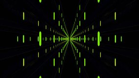 A high-tech, futuristic tunnel animation with glowing green neon lights, resembling a digital data stream. Ideal for sci-fi themes, cyberpunk concepts, technology backgrounds, gaming intros, VJ loops, - Powered by Shutterstock - Get 15% off with code: PIKWIZARD15