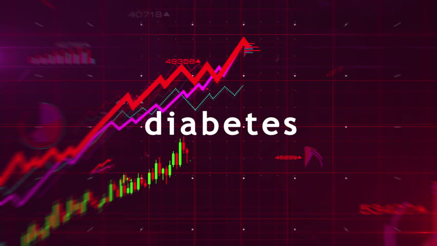 Civilization diseases and health service crisis diagrams charts and graphs seamless loopable analysis concept