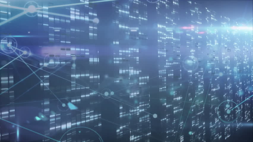 Digital network connections and data processing animation over cityscape at night. Connectivity, technology, communication, city lights, urban, networking - Powered by Shutterstock - Get 15% off with code: PIKWIZARD15